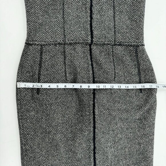 Dolce & Gabbana Midi Wool Strapless Dress Size 46 or US 10 - Picture 12 of 14